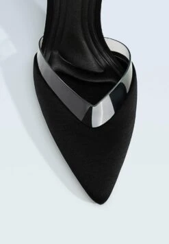 Stradivarius With Vinyl Detail - Escarpins À Talons Hauts - Black -Femmes Chaussures Boutique 0803479bb4dc42059cf6d09d4fce5055