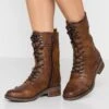 Mustang Bottes À Lacets - Cognac -Femmes Chaussures Boutique 0c989a528c94419ba579ae6f79cfd706