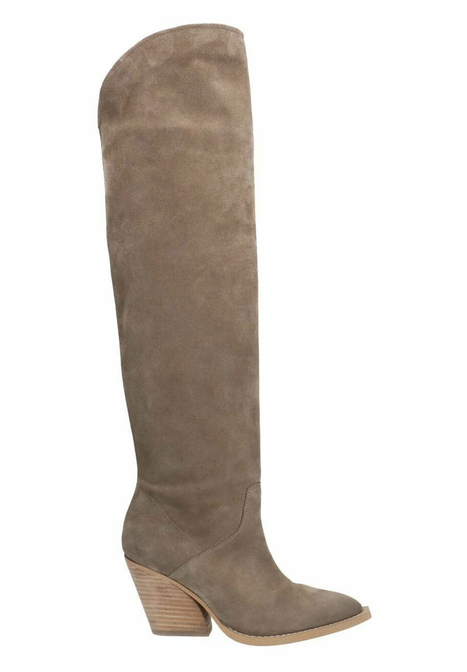 Bottes À Talons Hauts - Taupe 8 Bottes À Talons Hauts - Taupe – Image 6