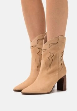 Anna Field Leather - Santiags - Beige