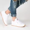 Reebok Classic Classic Leather Cushioning Midsole Shoes - Baskets Basses - White