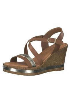 Tamaris Sandales À Plateforme - Cuoio Lt.Gold -Femmes Chaussures Boutique 1e9532d9b73941bbaa1ffe807a007356