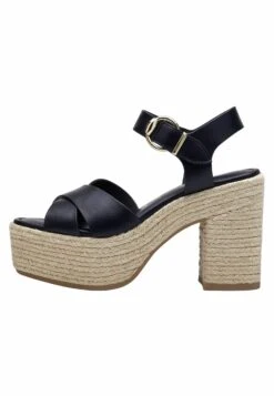 Tamaris Sandales À Talons Hauts - Black Matt