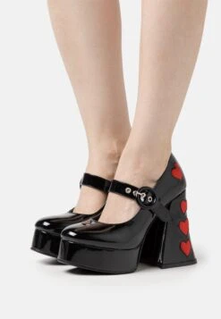 Lamoda Love Sick - Escarpins À Plateforme - Black/Red