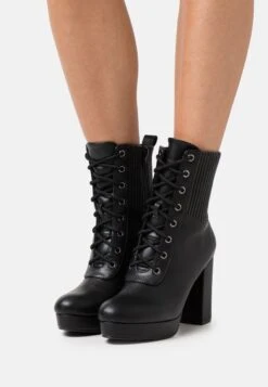 Anna Field Bottines À Talons Hauts - Black