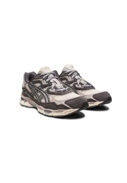ASICS SportStyle Gel Nyc Unisex - Baskets Basses - Oatmeal/Obsidian Grey -Femmes Chaussures Boutique 56826a8431f6477f957ff7783865c849