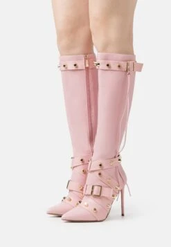 Steve Madden Finkle - Bottes À Talons Hauts - Pink