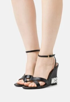 MOSCHINO Sandales À Talons Hauts - Nero