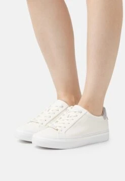 Calvin Klein Lace Up - Baskets Basses - Marshmallow/Lilac Dust