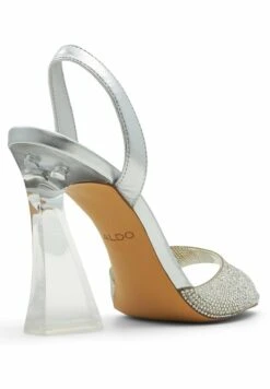 Aldo Sling Back Gienna - Sandales À Talons Hauts - Silver -Femmes Chaussures Boutique 79815b05dc0944cb8d94ffc5cb77ff16