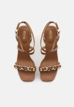 MICHAEL Michael Kors Paola Chain Platform - Sandales À Talons Hauts - Tan -Femmes Chaussures Boutique 7a894bb0381a4e63b599a7a05153703c