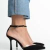Stradivarius With Vinyl Detail - Escarpins À Talons Hauts - Black -Femmes Chaussures Boutique 8512f9fa71784a1785514b096edbd0b2