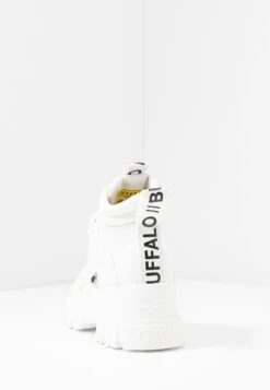 Buffalo Aspha Mid - Bottines À Plateau - White -Femmes Chaussures Boutique 85407460cbed4633b74c870dd0df69e4
