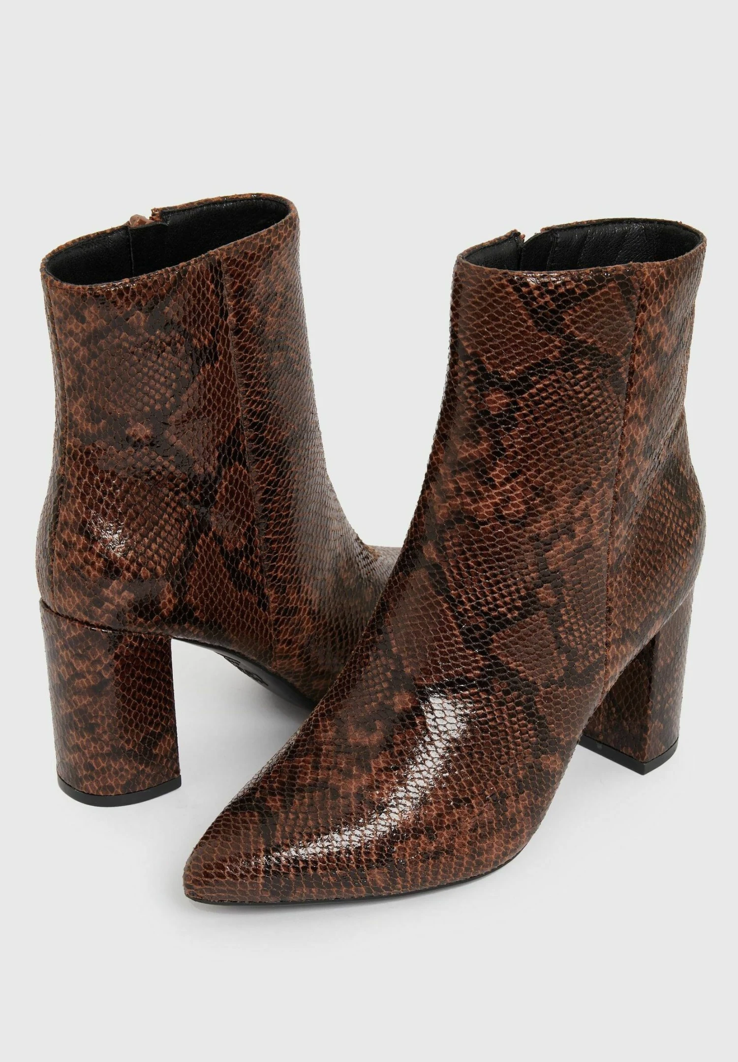 New Look Snake Pointed - Boots À Talons - Brown Pattern 5 New Look Snake Pointed - Boots À Talons - Brown Pattern – Image 3