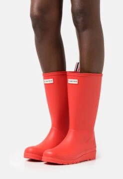 Hunter ORIGINAL Womens Play Tall Boot - Bottes En Caoutchouc - Red