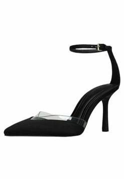 Stradivarius With Vinyl Detail - Escarpins À Talons Hauts - Black -Femmes Chaussures Boutique ad79adce9ff4467f93f5cad7a092eb6d