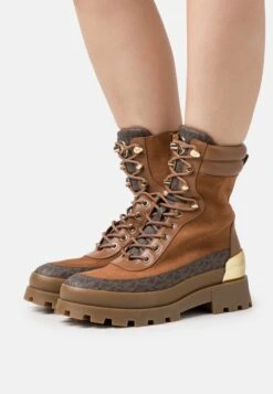 MICHAEL Michael Kors Rowan Lace Up - Bottines À Plateau - Brown