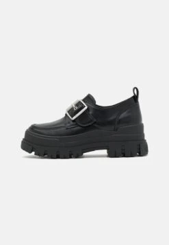 Buffalo Aspha Monk - Mocassins - Black -Femmes Chaussures Boutique c656707cc5cd46fa9c926fe7bda4164d