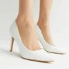 New Look Court - Escarpins À Talons Hauts - White -Femmes Chaussures Boutique c6d72627be0f4439a14c2b18319be5fd