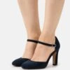 Pier One Leather - Escarpins - Dark Blue -Femmes Chaussures Boutique cef9773650074aef90b2d6c234be4b14