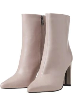 Bottines À Talons Hauts - Light Grey -Femmes Chaussures Boutique d557ec7a639342baa90219f649897d9d
