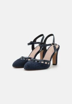 Anna Field Leather - Escarpins À Talons Hauts - Dark Blue -Femmes Chaussures Boutique e528aeeb84c24ece87122005629b64e9