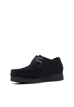 Clarks Wallabeeevosh - D - Chaussures À Lacets - Black Sde -Femmes Chaussures Boutique ea77fe2610234c6dae6f799fd69b93b0