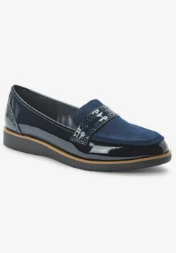 Next Forever Comfort Brogue Detail Chunky Forever Comfort - Mocassins - Navy Blue -Femmes Chaussures Boutique ffe2282c3026408d82a5fff23ed8af93